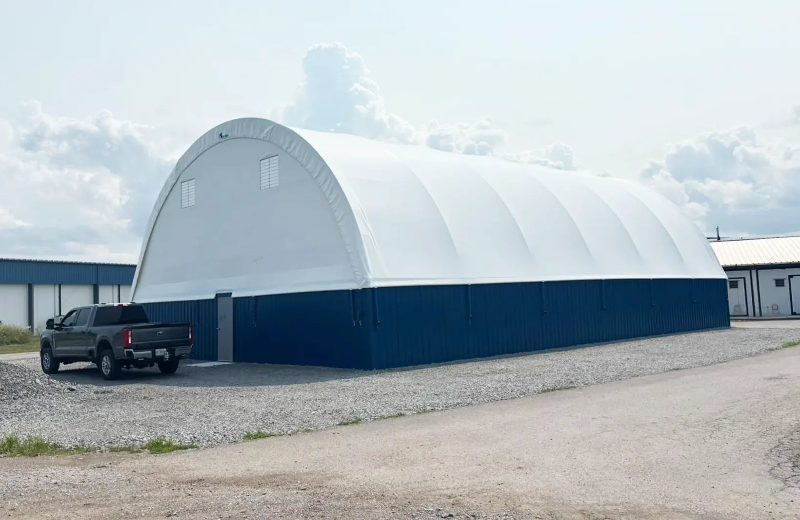 Dome Style Steel and Fabric Structure